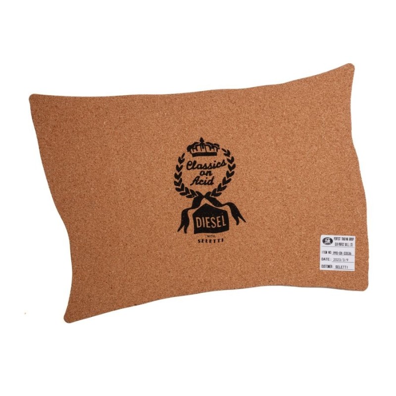 SELETTI DIESEL LIVING-CLASSIC ON ACID Untersetzer 51 x 36,5 cm Korken Stopfen - Acid Flower D