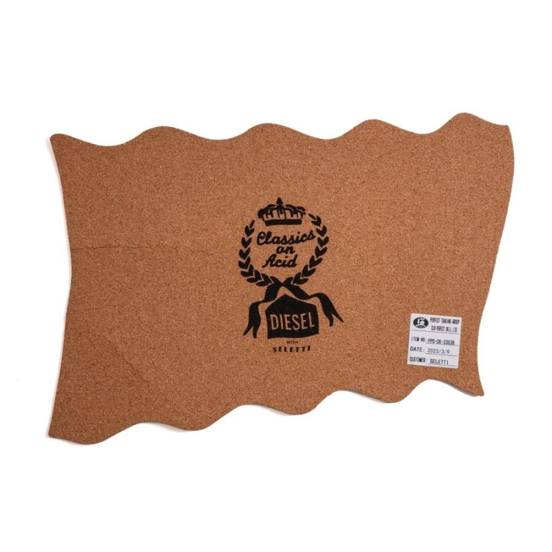 SELETTI DIESEL LIVING-CLASSIC ON ACID Untersetzer 51 x 33,5 cm Korken - Acid Flower F