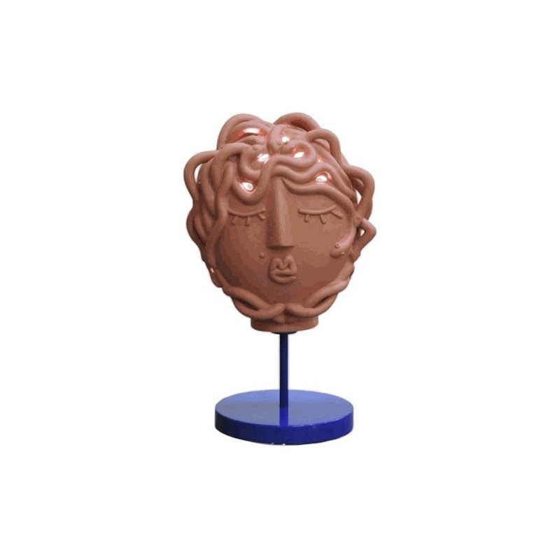 SELETTI MAGNA GRAECIA 2.0 Table lamp 24 x 14 cm Terracotta - Ulysse Mask