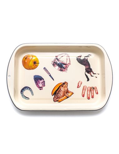 SELETTI TOILETPAPER Plate 56 x 29 cm enamel