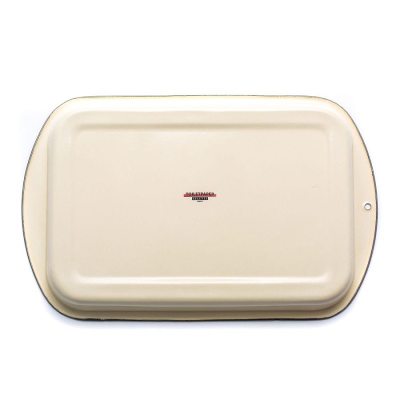 SELETTI TOILETPAPER Plate 56 x 29 cm enamel