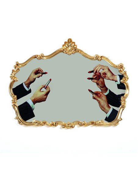 SELETTI BAROQUE MIRROR Mirror 120 x 7 x 90 cm with PU and MDF frame