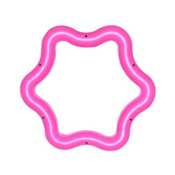 SELETTI SUPERCURVE Mirror 85,5 x 77,5 x 4 cm with Transparent Frame