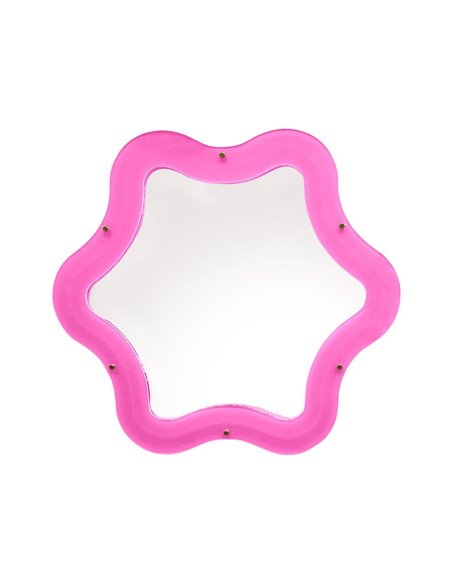 SELETTI SUPERCURVE Mirror 85,5 x 77,5 x 4 cm with Transparent Frame