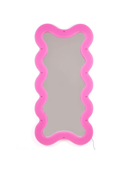 SELETTI SUPERCURVE Mirror 90 x 185 x 4 cm with Transparent Frame