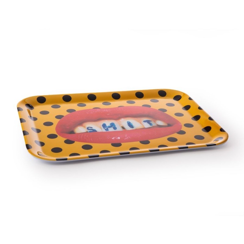 SELETTI TOILETPAPER Serving plate 32 x 43,5 cm Melamine - Shit