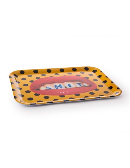 SELETTI TOILETPAPER Serving plate 32 x 43,5 cm Melamine - Shit