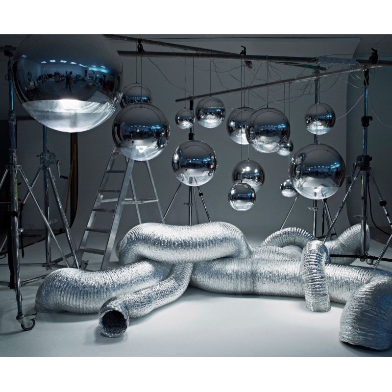 Tom Dixon Mirror Ball Rnge Round Led suspension lamp