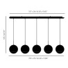 Tom Dixon Mirror Ball 25Cm Linear Led suspension lamp