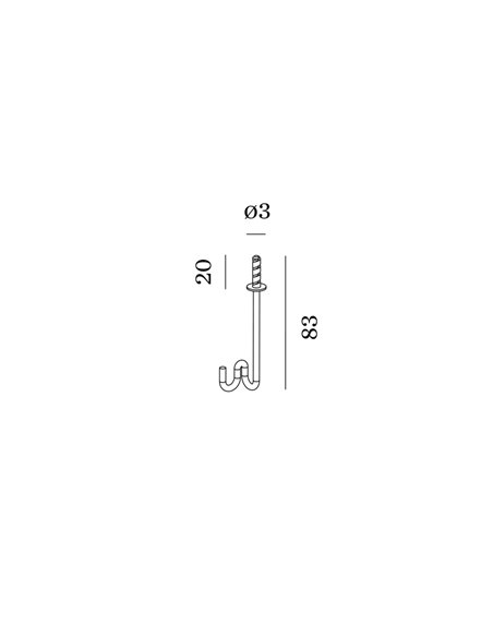 Wever & Ducré Optional Hook W For 6Mm Plugs