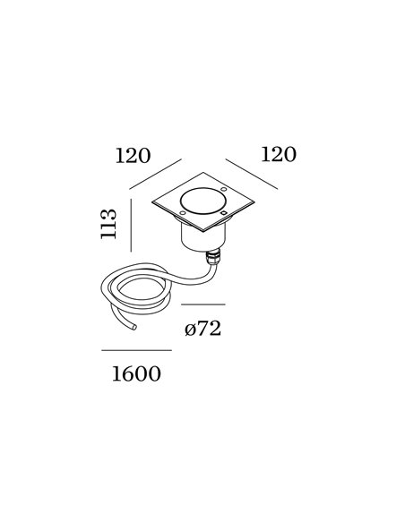 Tech chart exterior floor recessed 1.4