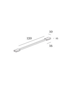 Wever & Ducré ILANE MINI CONNECTOR STRIP TO STRIP WIRED Accessoire