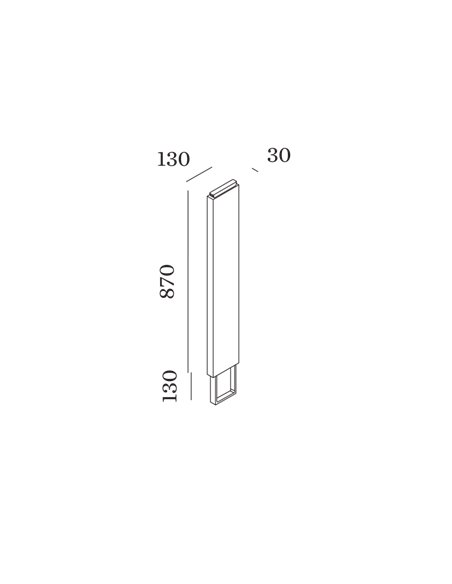 Wever & Ducré BASE 870 WITH CONCRETE GROUND FIXATION FIFTY FIFTY/SWAY/PALOS Accessoire