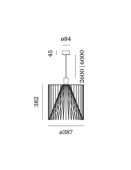 Wever & Ducré Wiro 3.8 Wiro Ceiling Susp E27 suspension lamp