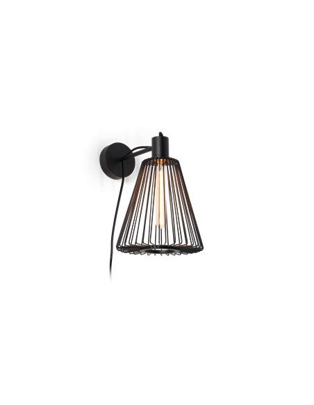 Wever & Ducré Wiro 1.0 Cone Wall Surf E27 With Plug wall lamp