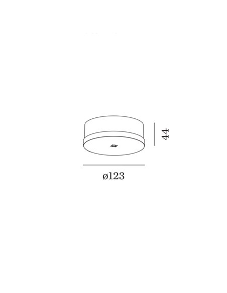 Wever & Ducré Susp Multiple Ceiling Base W Round Up To 8 Luminaires