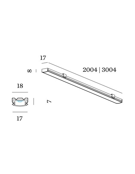 Wever & Ducré ILANE 1.0 2.0M Ceiling lamp