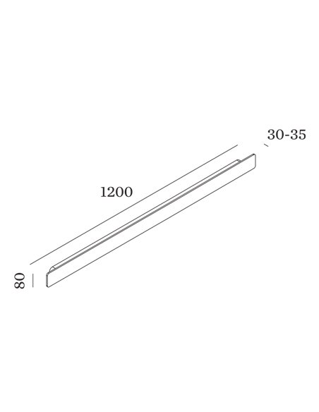 Wever & Ducré MILES Wall 12.0 CARRE LED Wall Lamp