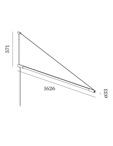 Wever & Ducré DARF Wall 1.0 PHASE-CUT DIM 22W Wall Lamp