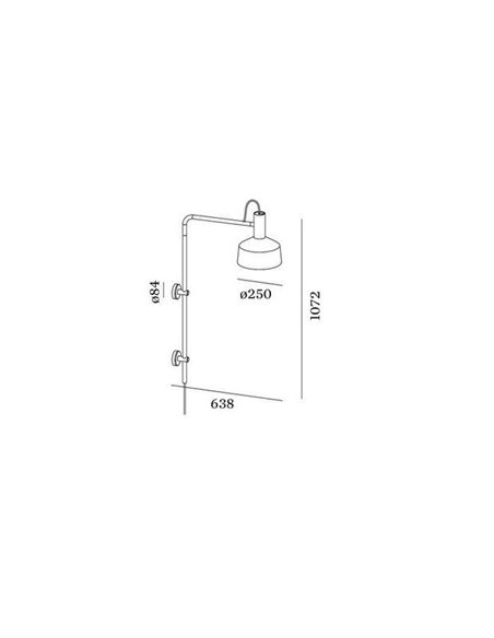 Wever & Ducré ROOMOR WALL 4.0 Shade 2.0 Wandlampe