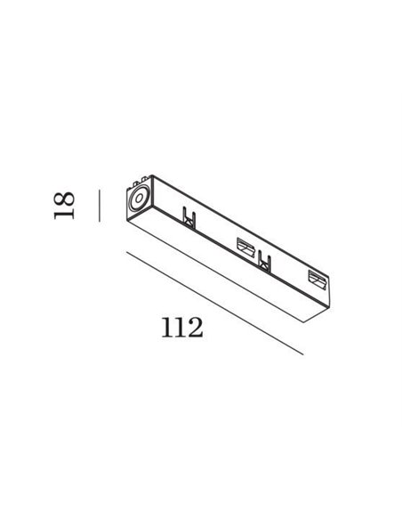 Wever & Ducré 48V DALI tracks Power Feed