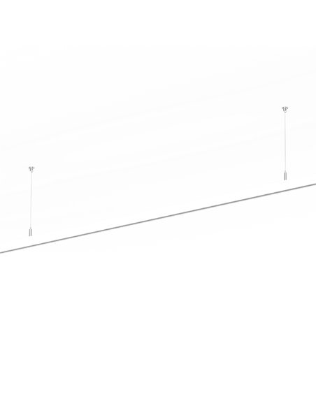 Wever & Ducré 48V DALI tracks | suspended indirect light Track Profile 3m