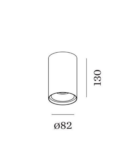 Wever & Ducré SOLID petit 2.0 incl. PS | phase-cut dim Deckenlampe