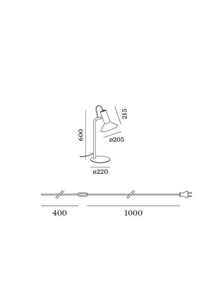 Wever & Ducré ROOMOR TABLE 1.0 Shade 1.0