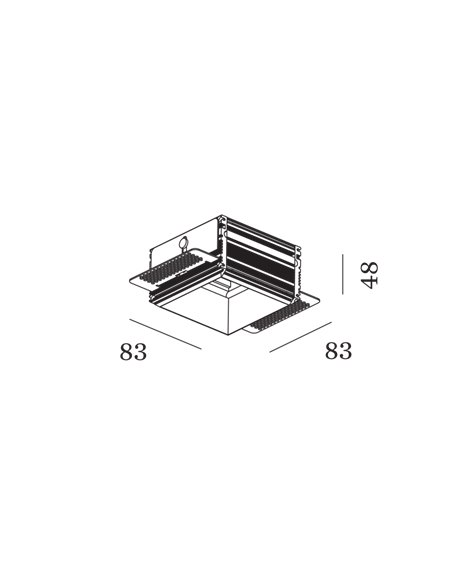 Wever & Ducré STRANGE 1.0 | SNEAK TRIMLESS 1.0 Plasterkit