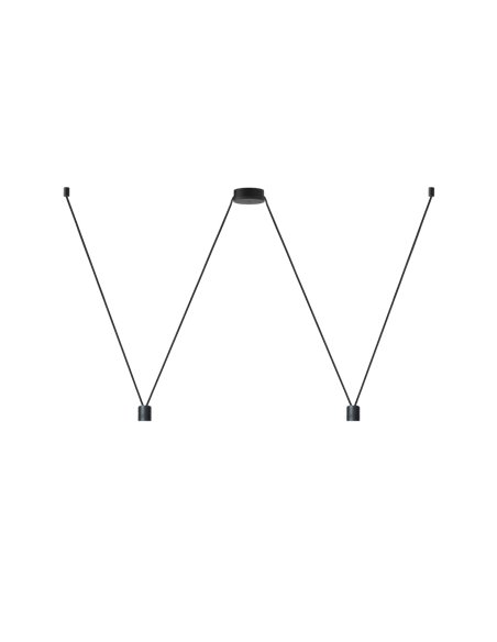 Wever & Ducré Suspension Set | E27 | 2.6 m | for 2 WIRO Decenter 2.0