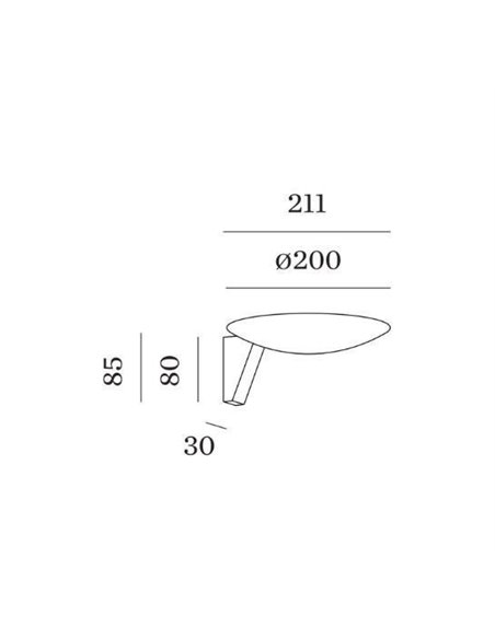 Wever & Ducré SCAVA 1.0 phase-cut dim Wandlampe