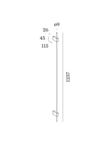 Wever & Ducré FINLIN 3.0 phase-cut dim Wandlampe