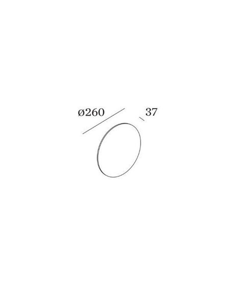 Wever & Ducré MILES 3.0 ROUND phase-cut dim Wandlampe