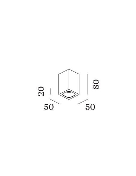 Wever & Ducré PIRRO SURFACE 1.0 phase-cut dim