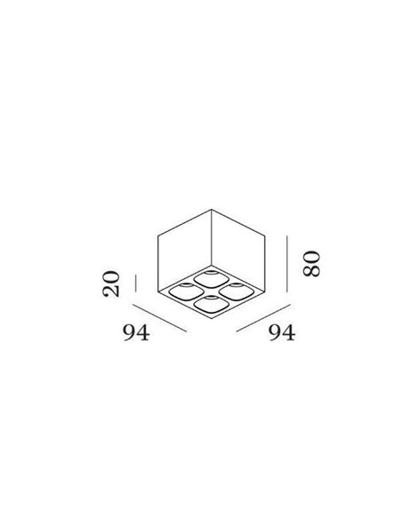 Wever & Ducré PIRRO SURFACE 4.1 phase-cut dim