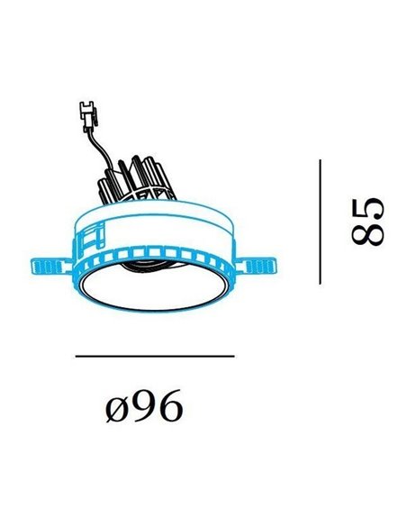 Wever & Ducré DEEP ADJUST trimless 1.0 PAR16