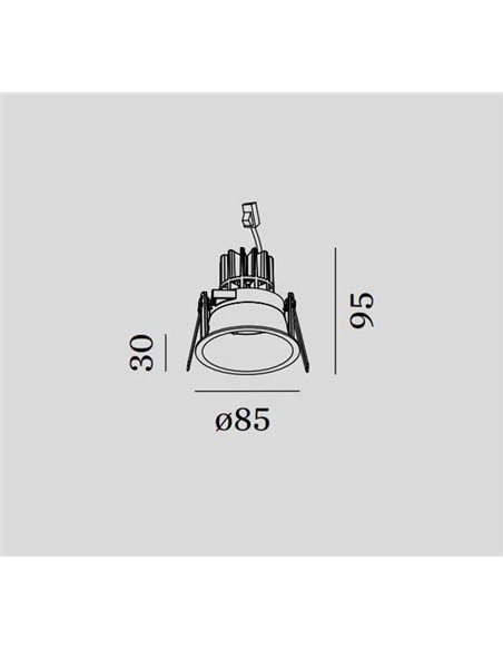 Wever & Ducré DEEPER IP44 1.0 LED