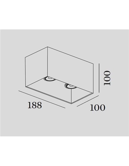 Wever & Ducré BOX 2.0 PAR16 Deckenlampe