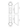 Royal Botania Moso Wall Lamp Down