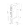BRICK IN THE WALL Moor 7 IP54 Bathroom LED 800LM 230VAC
