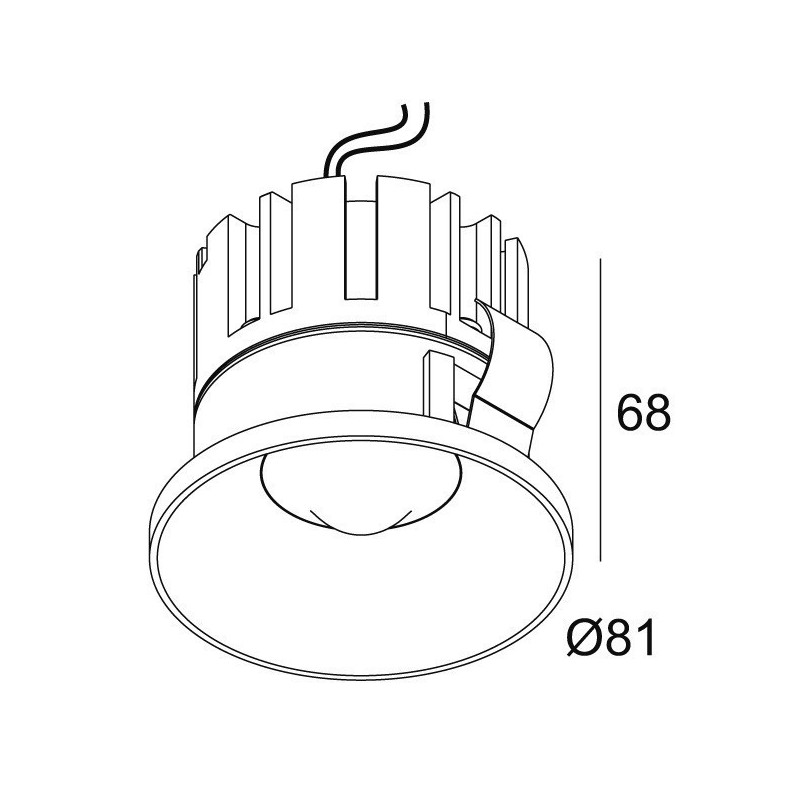 Delta Light ARTUUR R IP44 Recessed spot