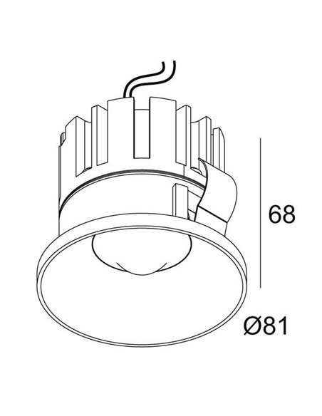 Delta Light ARTUUR R IP44 Recessed spot