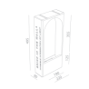 BRICK IN THE WALL Moor Large 1 IP54 Outdoor LED 800LM 230VAC