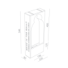 BRICK IN THE WALL Moor Large 5 IP20 LED 900LM 230VAC WARMDIM