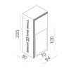 BRICK IN THE WALL Mini LED DIM 100LM IP54 Bathroom