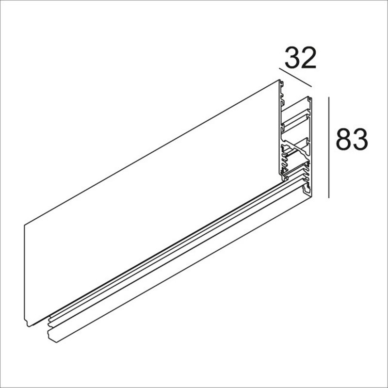 Delta Light TRACK 3F DIM H 2m