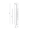 BRICK IN THE WALL Stripp XL LED DIM 100LM IP54 Outdoor