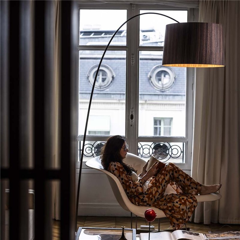 Foscarini Twiggy Elle Rosewood Mylight Floor Floor Lamp
