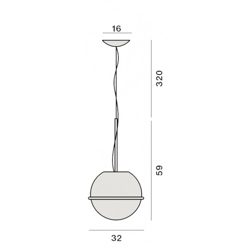 Foscarini Tonda Susp. Hängelampe