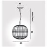 Foscarini Tartan Led Susp. 10M Suspension Lamp